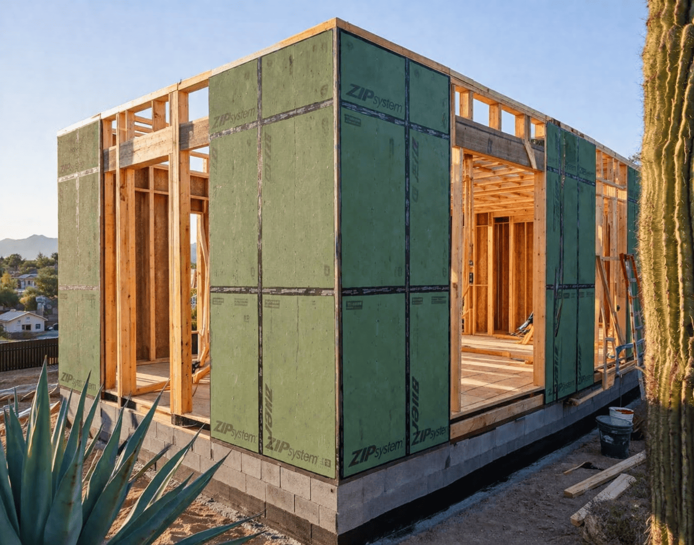 SGM Builders ADU Framing Construction in Progress Bay Area California - Wood Frame Structure by General Contractor