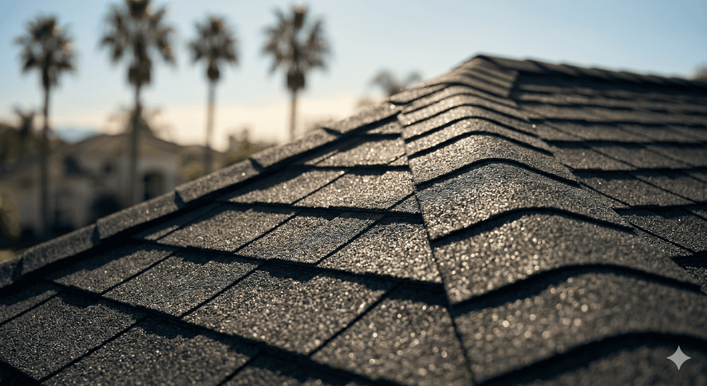 Modern home with new roof replacement and outdoor living space in Bay Area California