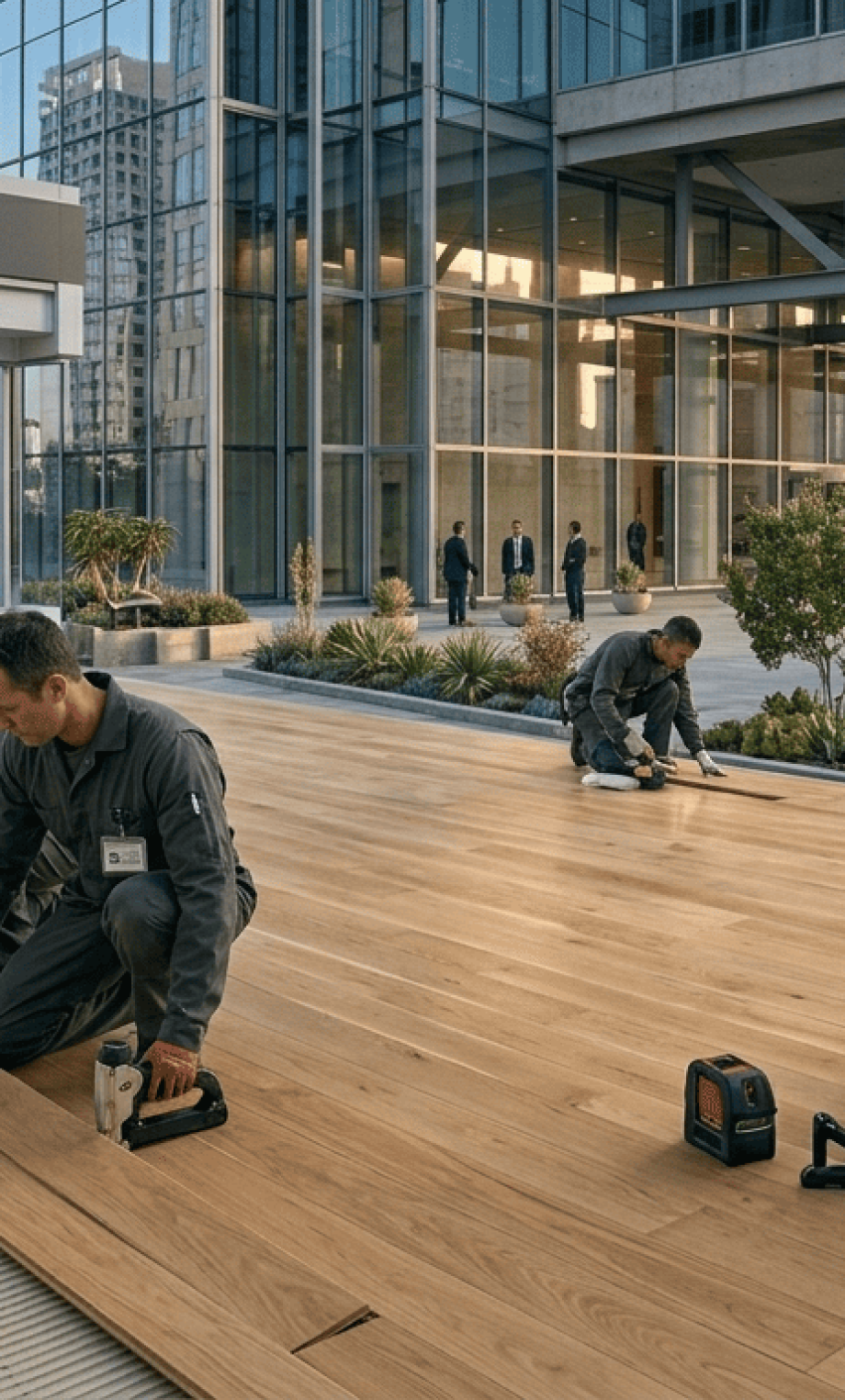 SGM Builders Hardwood Flooring Installation Crew Bay Area California - Professional Floor Installation by General Contractor